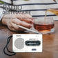 Radio Portable AM/FM à Piles avec Antenne Télescopique – Poste Radio de Poche Compact pour Voyage et Extérieur
