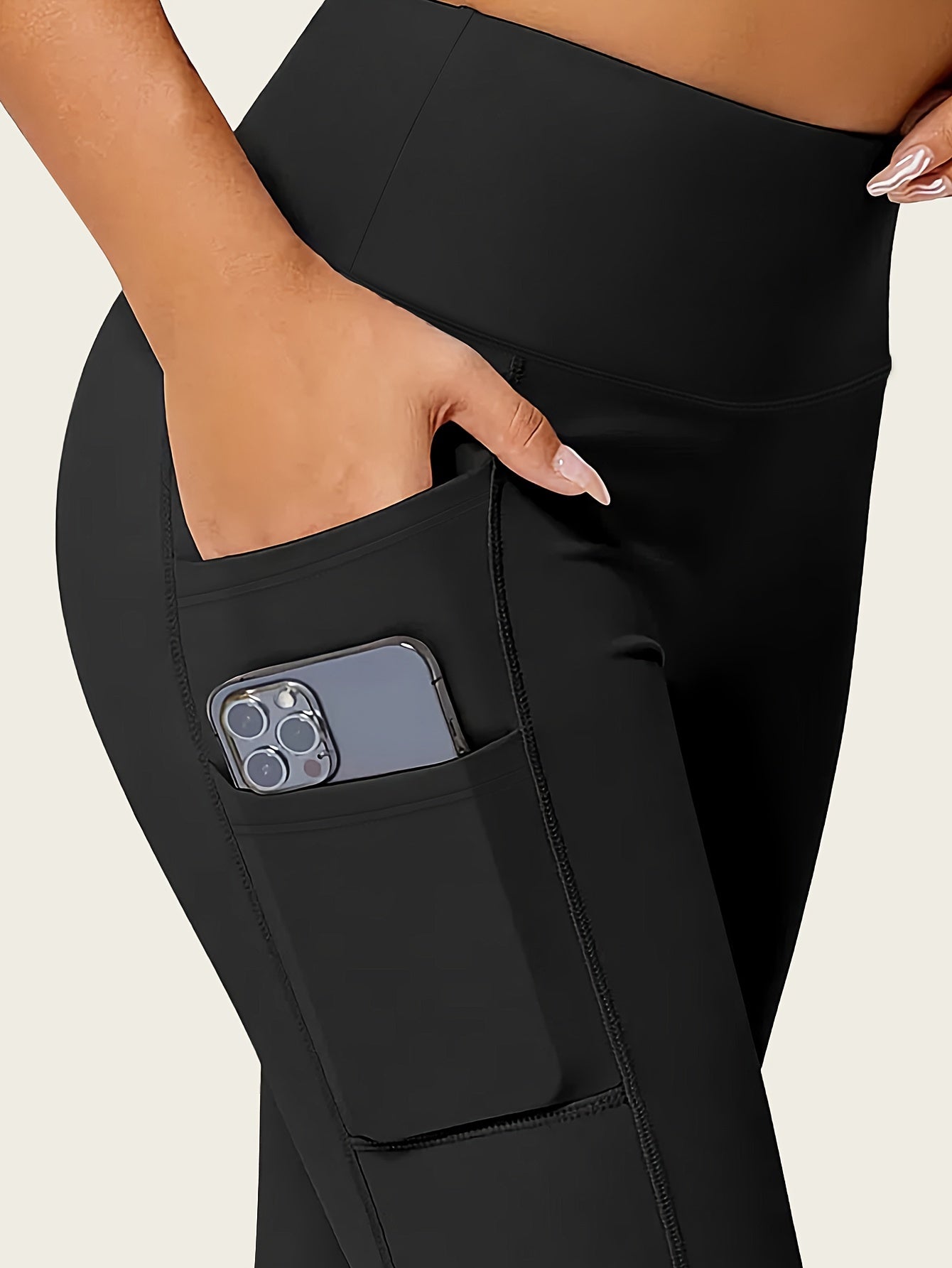 Leggings de yoga poche à ligne ciblée pour un développement