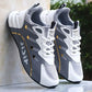 Chaussures de sport homme blanches et noires – Baskets respirantes légères au design moderne
