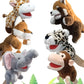 Marionnettes Animaux Sauvages en Peluche – Jouets Éducatifs pour Théâtre et Histoires d’Enfants
