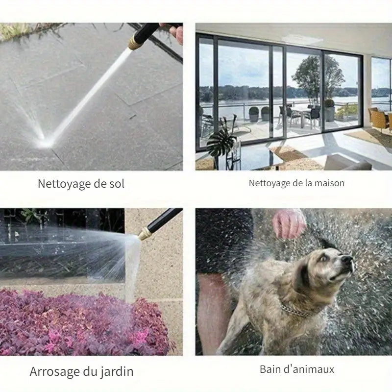 Buse de pulvérisation en laiton – Jet réglable haute pression pour lavage voiture
