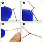 Enfile-Aiguilles Colorés en Plastique – Accessoire Pratique pour Couture et Broderie