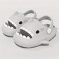 Sabots garçon requin bleu – Mules d’été antidérapantes et confortables pour enfant