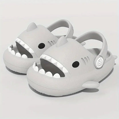 Sabots garçon requin bleu – Mules d’été antidérapantes et confortables pour enfant