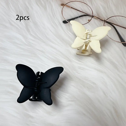 Lot de 2 Pinces Papillon pour Cheveux Enfant – Accessoires Antidérapants Colorés et Élégants