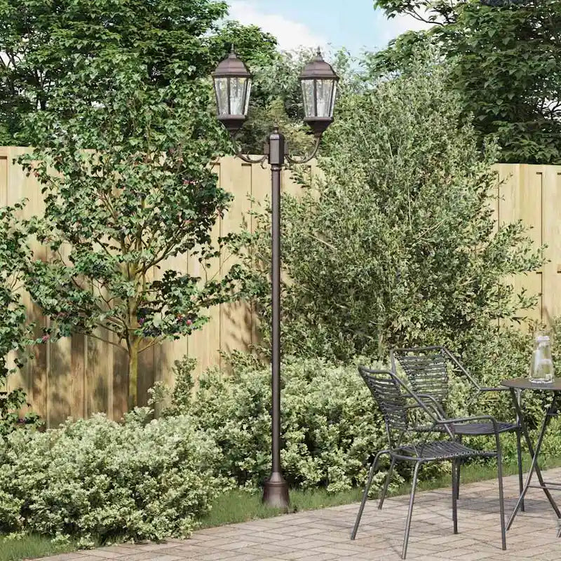 Lampadaire extérieur LED style lanterne  Éclairage décoratif pour jardin, allée et terrasse