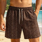 Short de plage grande taille pour homme avec imprimés à motifs