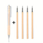 Stylo gel rose avec 4 recharges – Écriture fine 0.5 mm pour bureau, école ou bullet journal