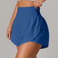 Short de sport femme taille haute – Short fitness respirant et confortable pour entraînement