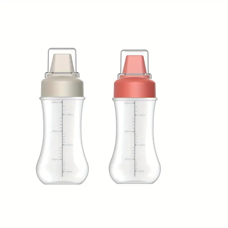 Bouteille Doseuse Graduée 250ml – Distributeur de Sauces et Condiments avec Bouchon Hermétique