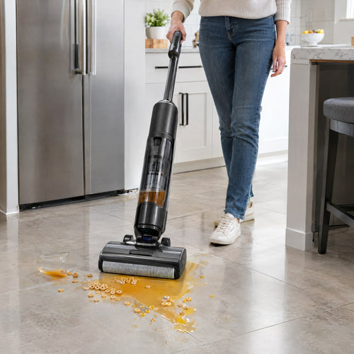 Aspirateur Laveur Sans Fil – Aspire et Lave les Sols en un Seul Passage