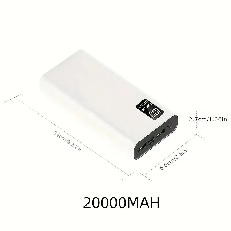 Batterie Externe 10000/20000mAh BYGP – Charge Rapide 22.5W avec Affichage LED