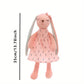 Grande peluche lapin rose avec robe – Doudou doux et mignon pour enfants