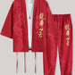 Tenue fantaisie homme kimono – Ensemble traditionnel asiatique avec motifs dragon dorés