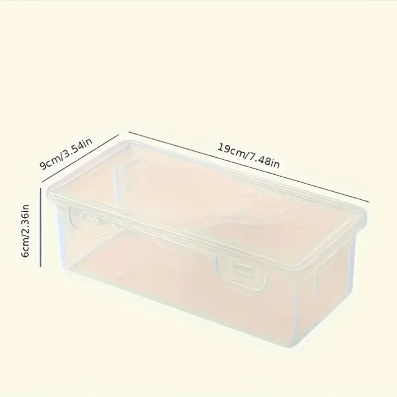 Boîte de rangement transparente pour crayons et marqueurs – Organiseur empilable pour fournitures scolaires et de bureau