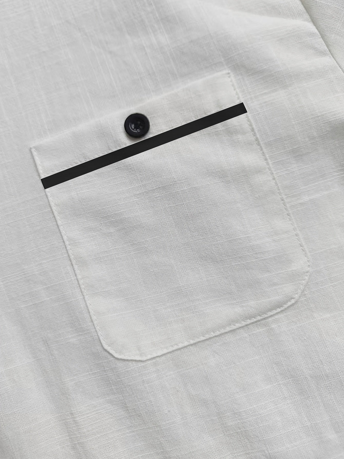 2 pièces Ensemble 100% Coton Chemise Homme Unie Légère Absorbant