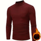 Sous-pull thermique homme – Lot de 6 cols roulés chauds – Sous-vêtements d’hiver respirants et confortables