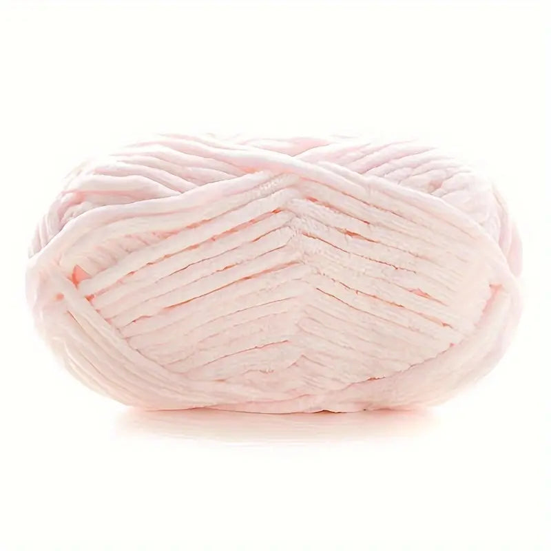 Laine Velours Douce 6 mm – Fil Épais pour Tricot et Crochet, Accessoires Déco et Créations DIY