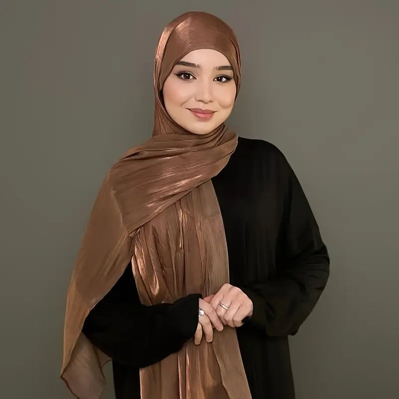 Écharpe femme en mousseline blanche – Châle léger et élégant pour toutes occasions