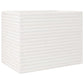 Grande jardinière rectangulaire blanche – Pot de fleurs moderne pour terrasse, balcon et jardin