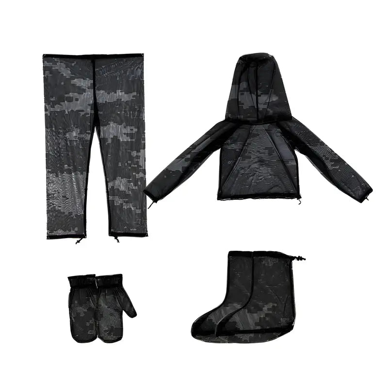 Ensemble complet anti-moustiques et insectes – Vêtements répulsifs antiparasitaires pour activités extérieures