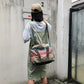 Sac à main femme en toile multicolore  Style bohème chic et grande capacité
