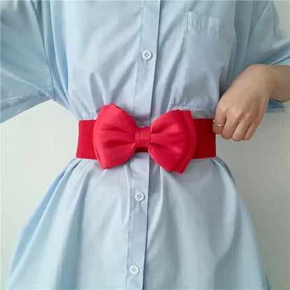 Ceinture Large Femme avec Nœud Papillon – Accessoire Mode Chic et Élégant pour Robe