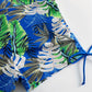 Ensemble de Plage Femme 2 Pièces – Haut Froncé et Short Imprimé Tropical