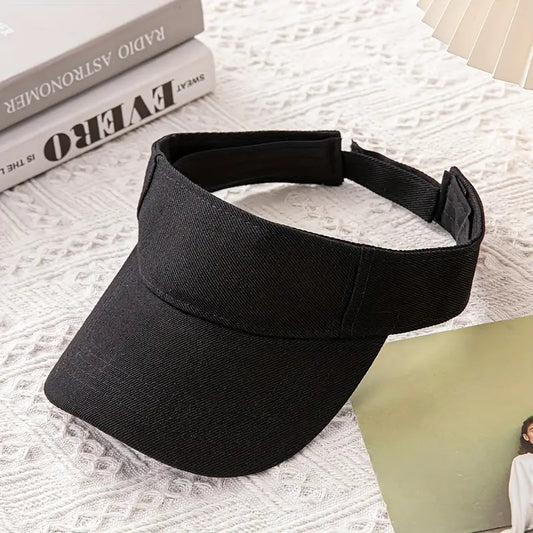 Visière homme rouge sport – Casquette sans dessus légère et respirante pour été