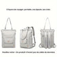 Sac pour ordinateur portable  Sac à dos léger, imperméable et pratique pour le travail ou les voyages