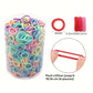 Lot de 100 Élastiques Cheveux Enfant – Accessoires Souples et Résistants Multicolores Neutres