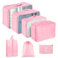 Set de 7 organiseurs de voyage Rangement pratique pour valises et bagages