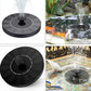 Fontaine Solaire pour Jardin et Bassin – Pompe à Eau Écologique avec Jets Décoratifs pour Étangs, Birdbaths et Jardins