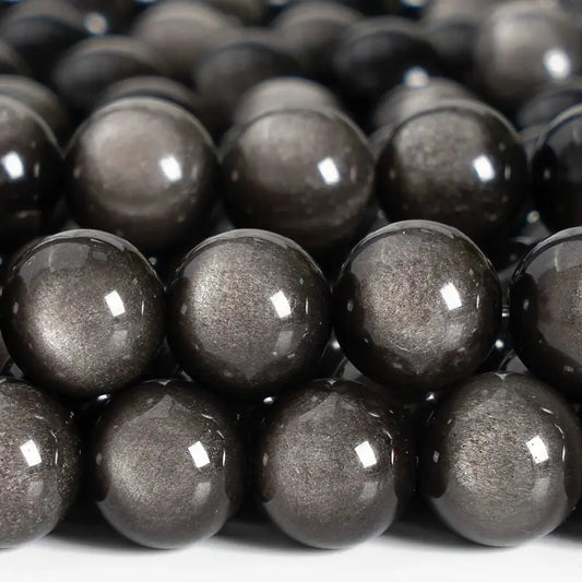 Perles rondes en pierres précieuses naturelles – Pierres en vrac multicolores pour création de bijoux et lithothérapie