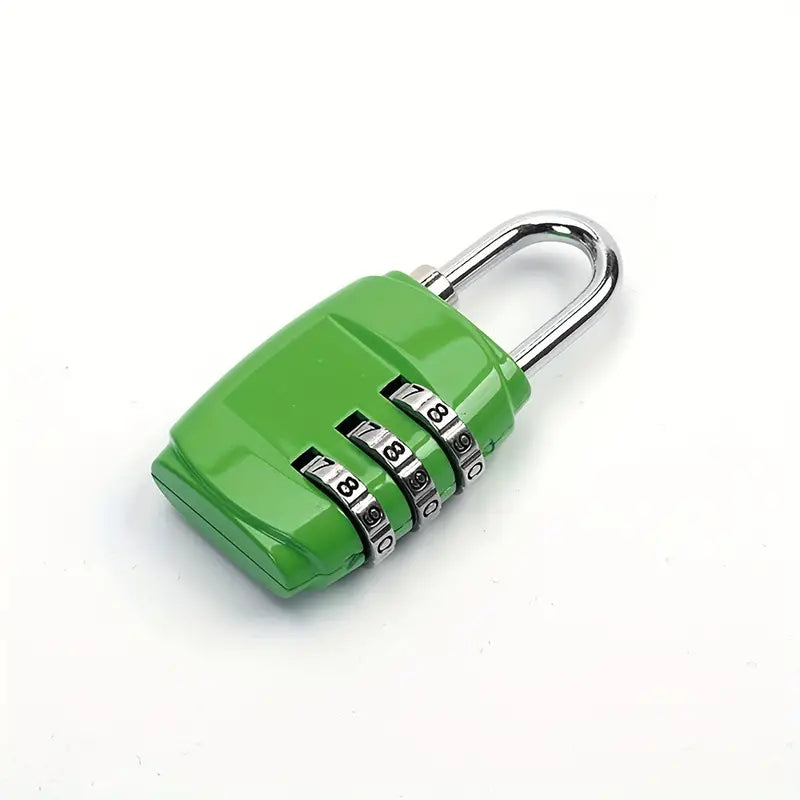 Cadenas à Code 3 Chiffres – Serrure de Sécurité Antivol pour Casier, Valise, Sac ou Casier de Sport