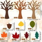 Kit DIY Arbre d’Automne en Feutrine – Feuilles Décoratives à Assembler pour Loisirs Créatifs et Artisanat