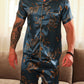 Ensemble Homme Grande Taille Printemps Été Manches Courtes