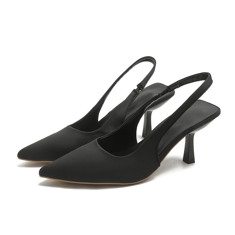 Escarpins femme à talon aiguille, coloris Noir