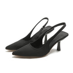 Escarpins femme à talon aiguille, coloris Noir