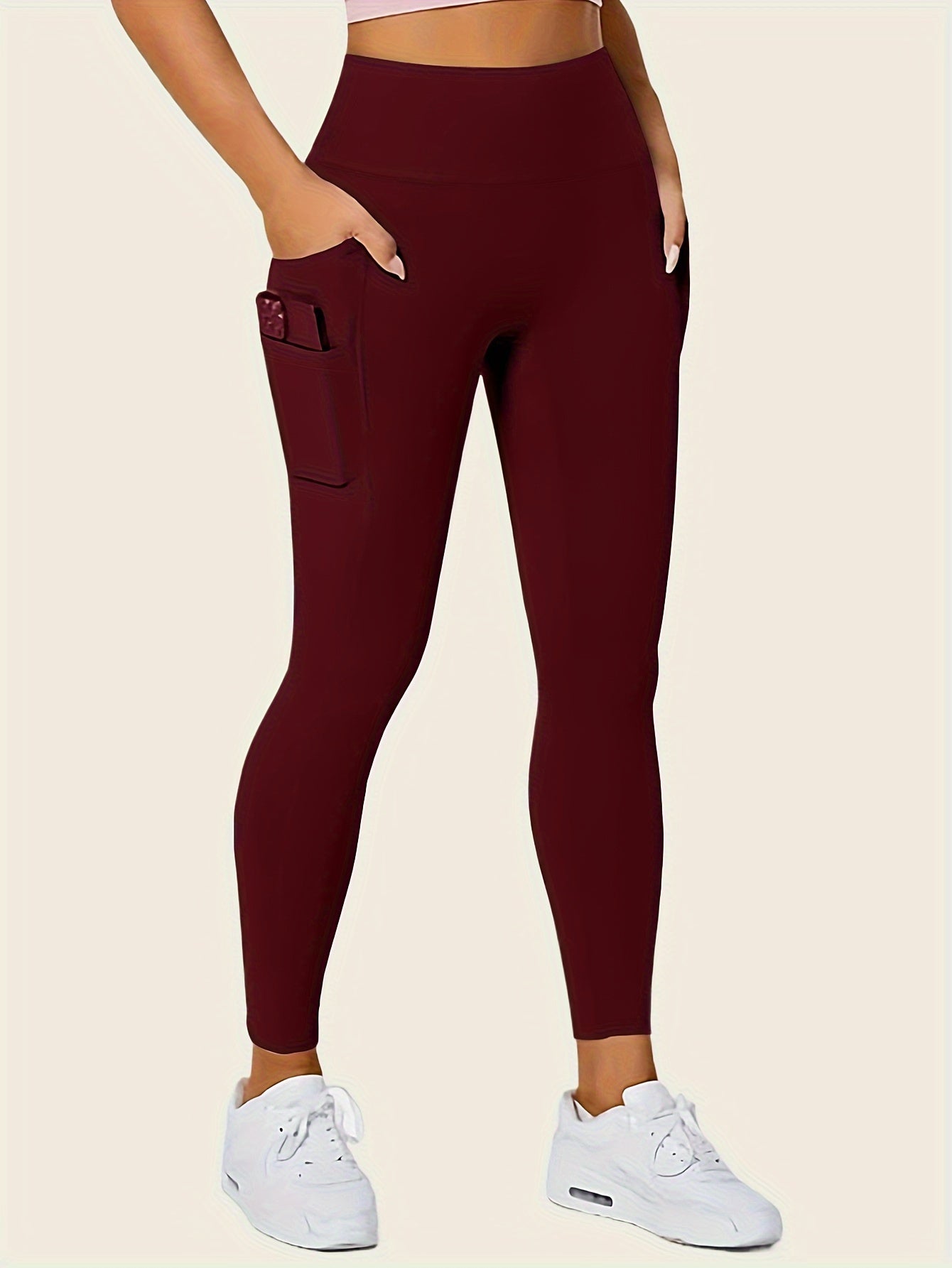 Leggings de yoga poche à ligne ciblée pour un développement