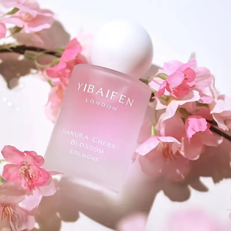 Parfum Femme YIBAIFEN – Cologne Fleur de Cerisier, Thé Blanc Orchidée & Pêche Miel Oolong – Fraîcheur Élégante et Florale
