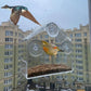 Mangeoire à Oiseaux Transparente avec Ventouses – Installation Facile sur Fenêtre, Observation et Nourrissage Extérieurs