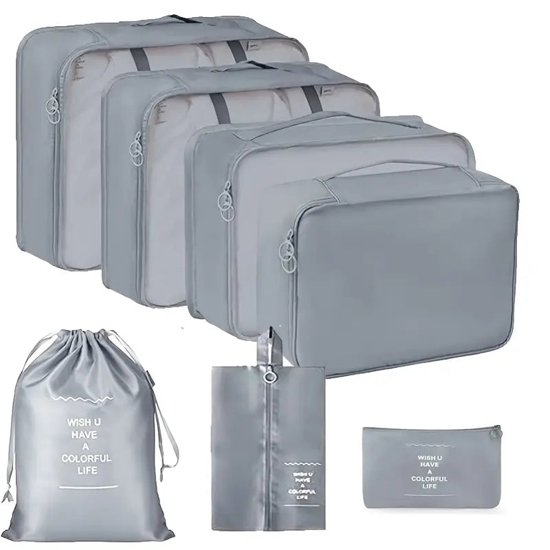 Set de 7 organiseurs de voyage Rangement pratique pour valises et bagages