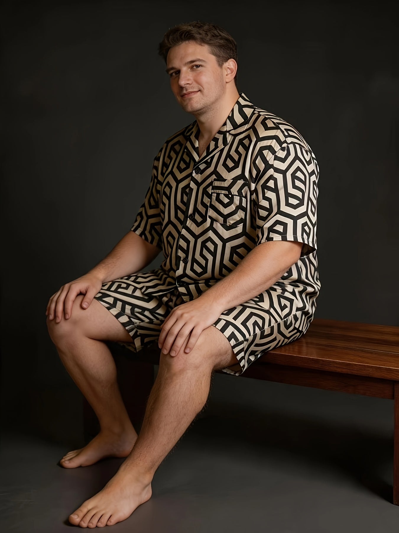 Nouveau ensemble décontracté pour homme grande taille