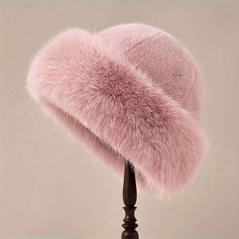 Cache-Oreilles Femme Hiver Élégant – Modèle Vintage en Fausse Fourrure, Ultra Chaud et Chic