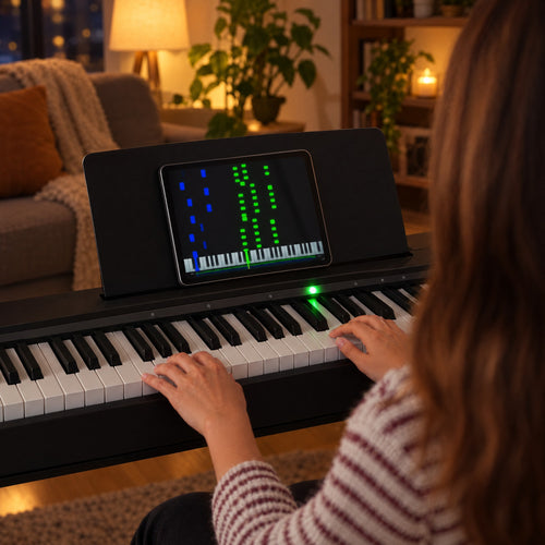 Bande LED Apprentissage Piano avec Logiciel – Apprendre le Piano Facilement