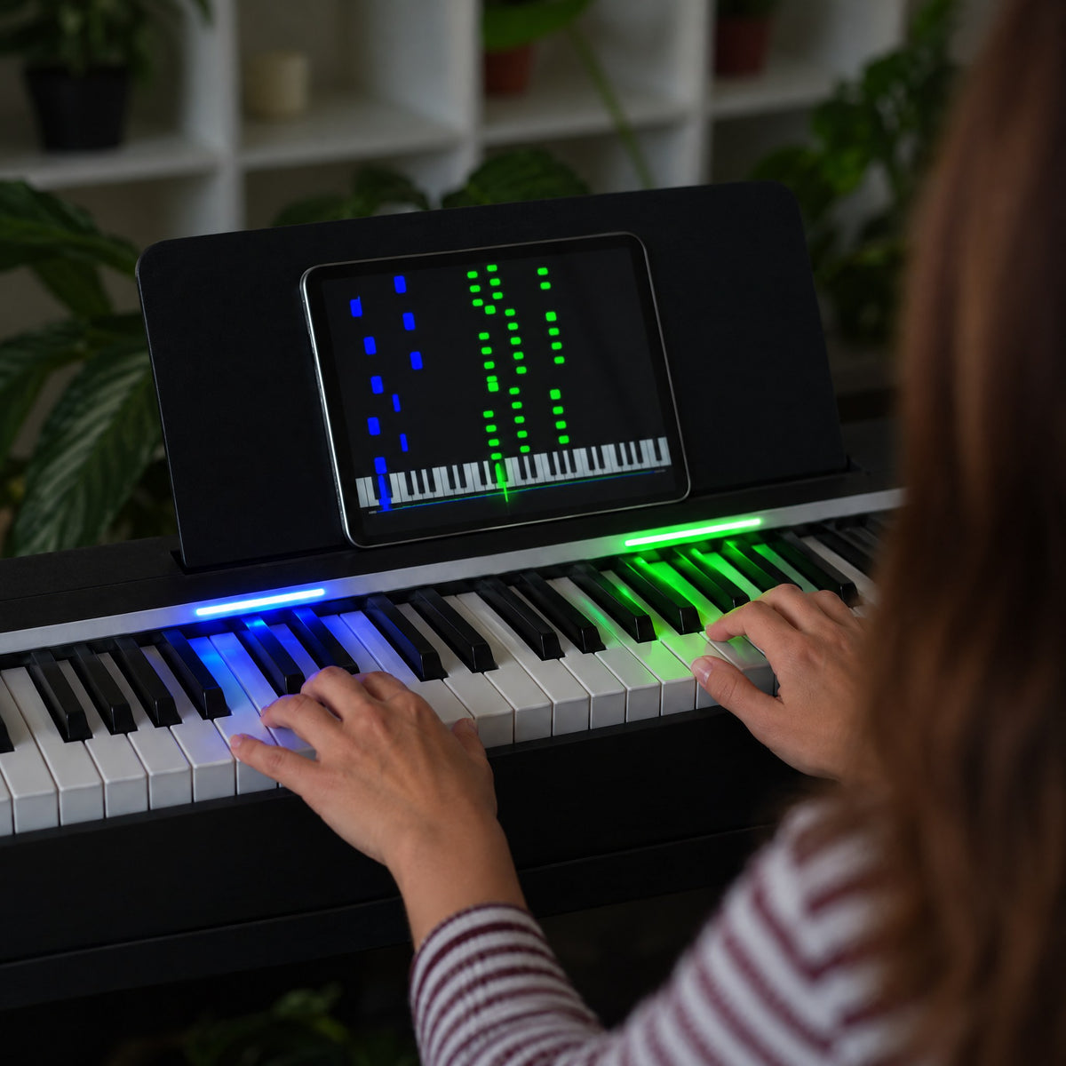 Bande LED Apprentissage Piano avec Logiciel – Apprendre le Piano Facilement