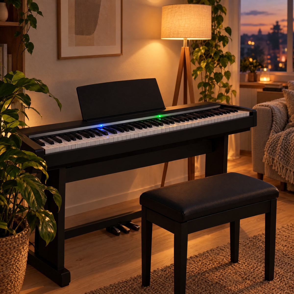 Bande LED Apprentissage Piano avec Logiciel – Apprendre le Piano Facilement