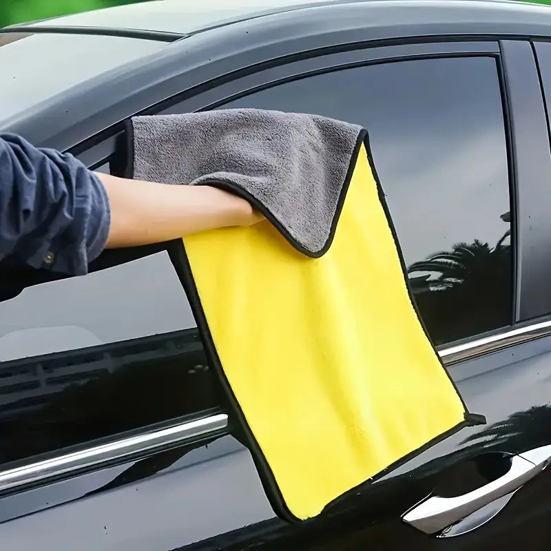 Serviette microfibre voiture XXL – Chiffon ultra-absorbant séchage rapide pour lavage auto