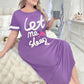 Robe longue de nuit pour femmes grandes tailles